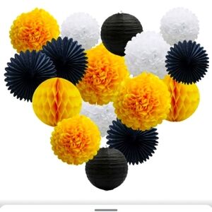 Paper Pom Poms Honeycomb Balls Lanterns